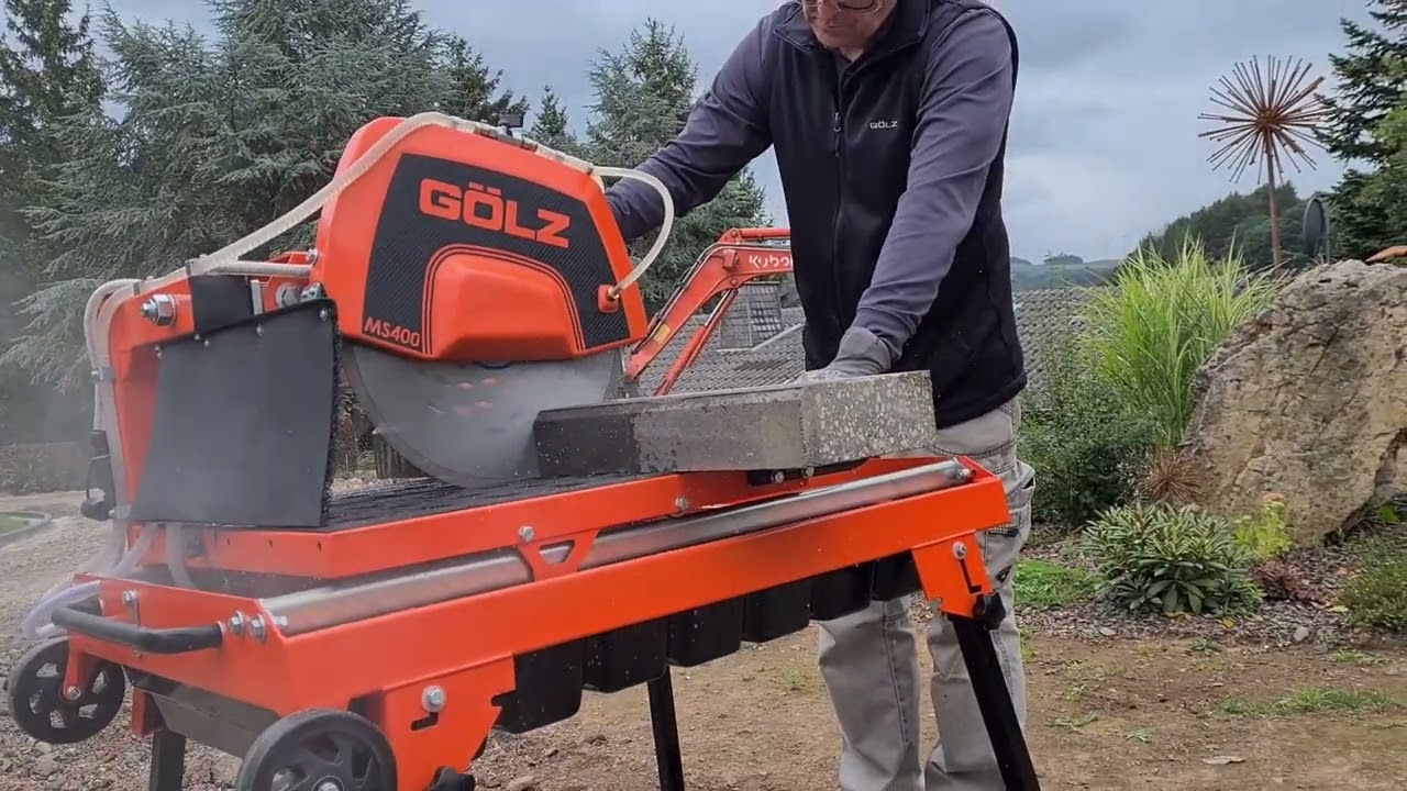 GÖLZ MS400 im Einsatz - mit BattPak und WB60E