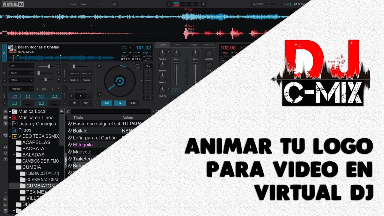Como crear tu logo animado para virtual dj (Update 8.5-64 b6106)