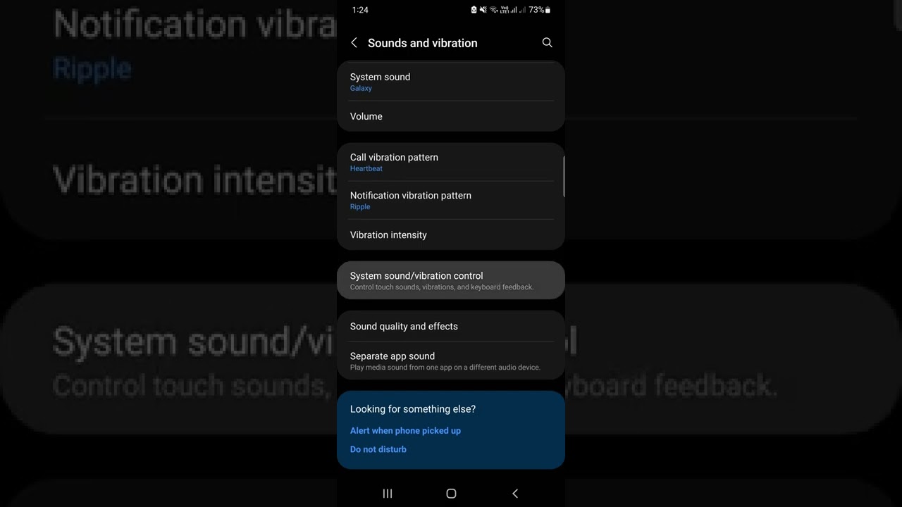 Turn on-off vibration feedback of Samsung's camera shutter