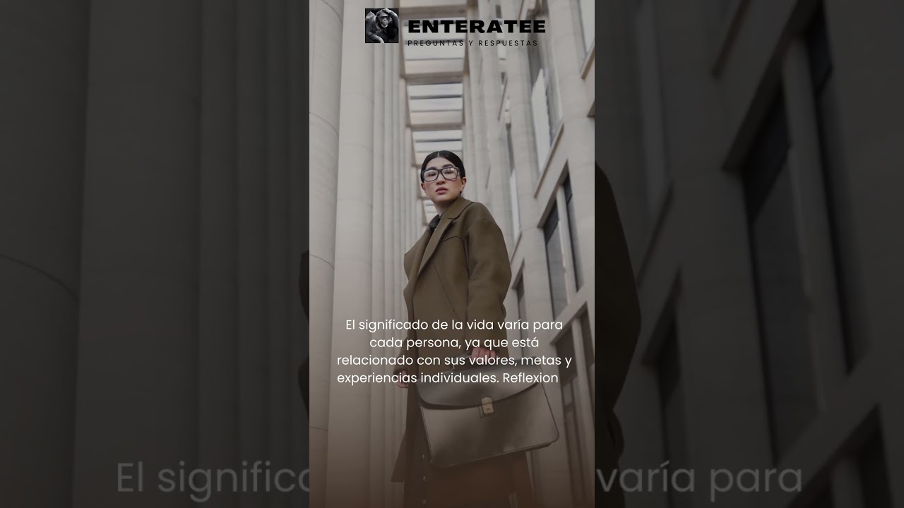 &iquest;Cu&aacute;l es el significado de la vida? 🤔