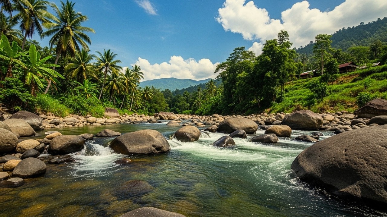 Relaxing River Water Sounds for Instant Sleep | 8 Hour Nature Ambience