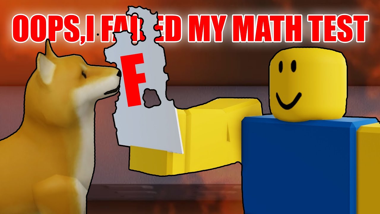 Oops, i failed my math test All Endings (Roblox)