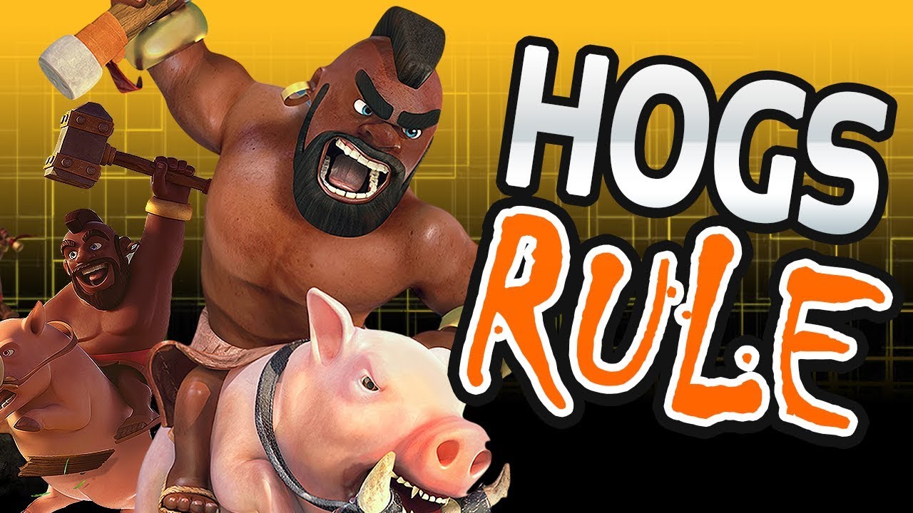 HOG RIDERS RULE IN CLASH OF CLANS