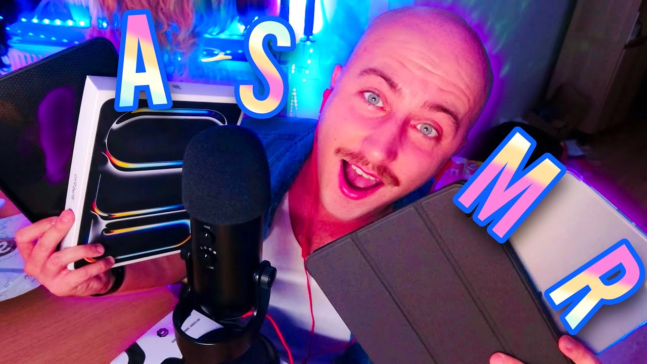 Testing Cases for my new IPad Pro M4! ASMR. Touchy, Long Nails, Whisper, Accent.