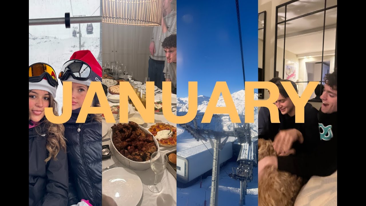 January - skiing in Val T & meets
