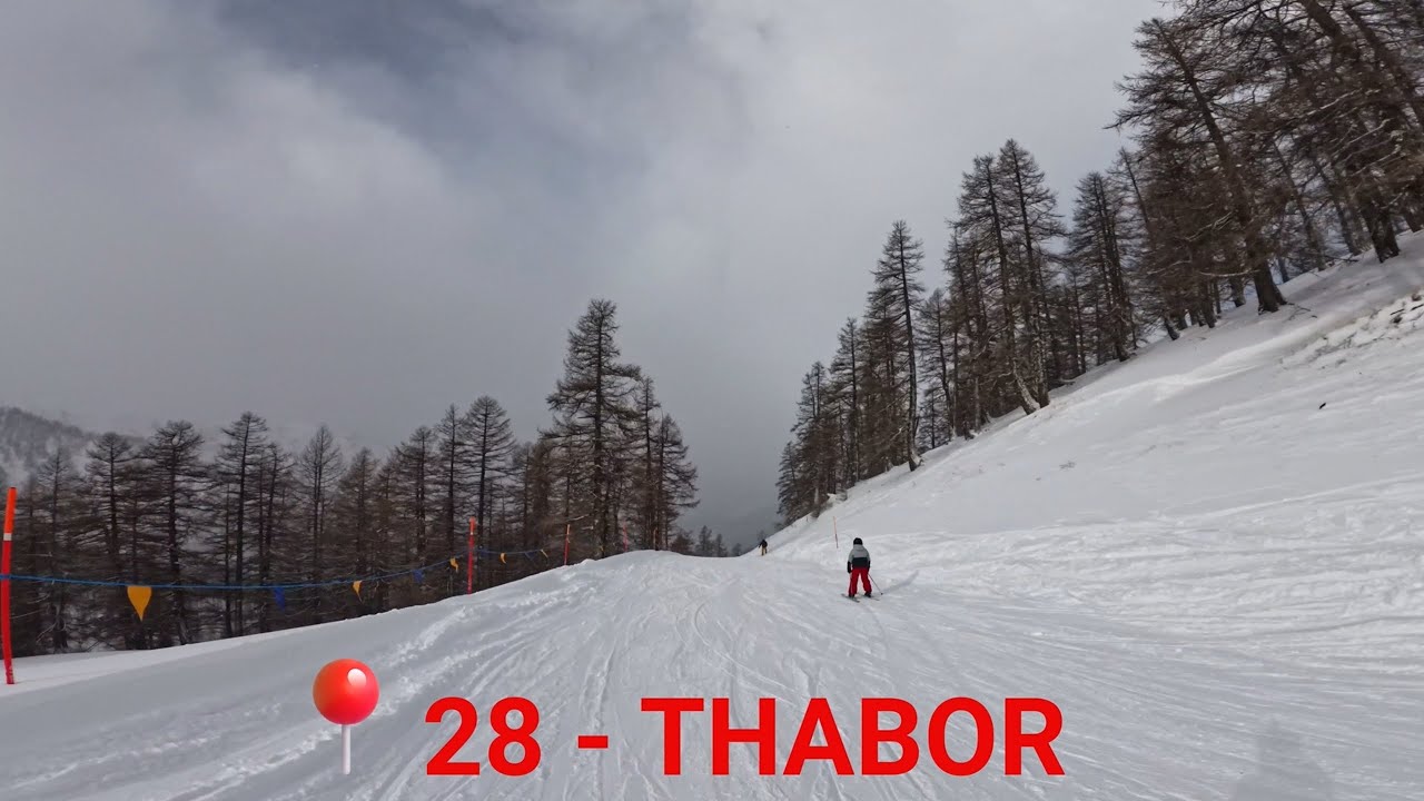 BARDONECCHIA SKI - Red Slope - MELEZET Pista 28 Thabor ROSSA Integrale