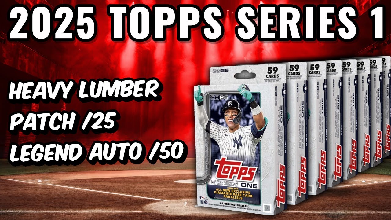 🚨ПОТРЯСЕНИЕ ГОДА!!!🔥🚨 2025 TOPPS СЕРИЯ 1 10 ВЕШАЛОК ПОТРЯСЕНИЕ