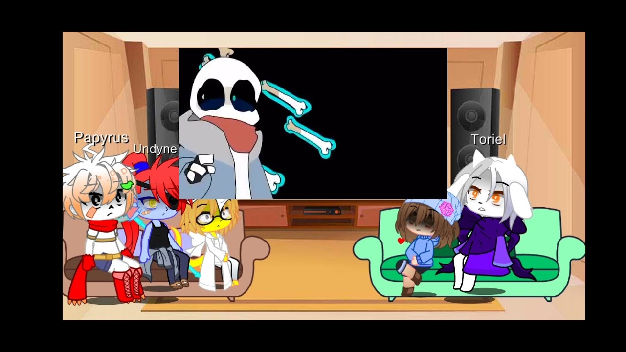 undertale react to sans and kustard #undertale #kustard