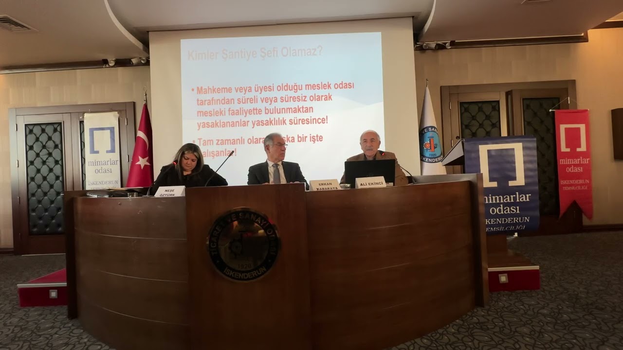 Mimarın Hak  ve Sorumlulukları semineri ￼- 2