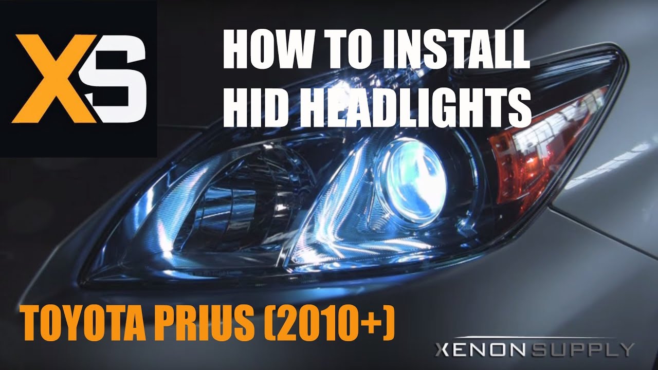 Toyota Prius HID - How to Install HID Xenon 2010+
