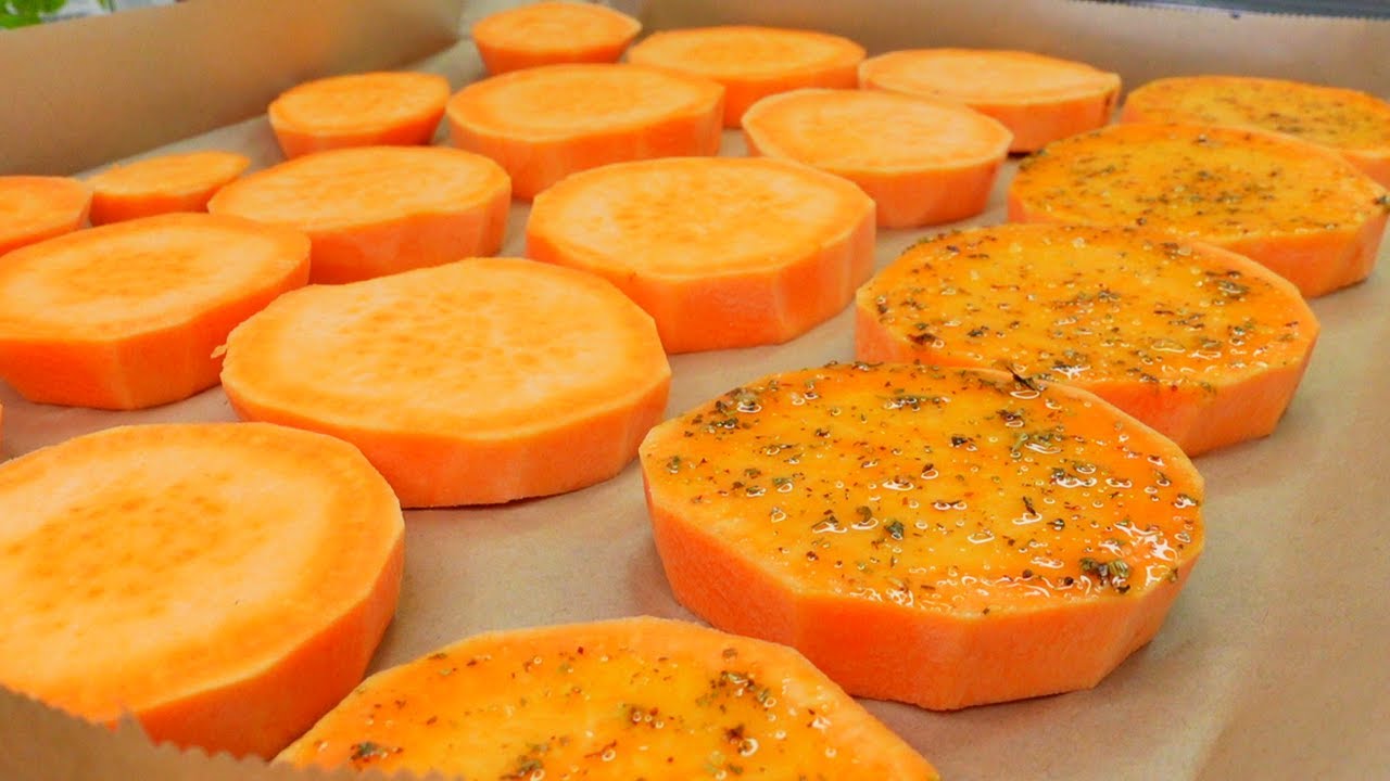 Новый способ приготовления батата! Удивительно вкусный и полезный рецепт за 10 минут!
