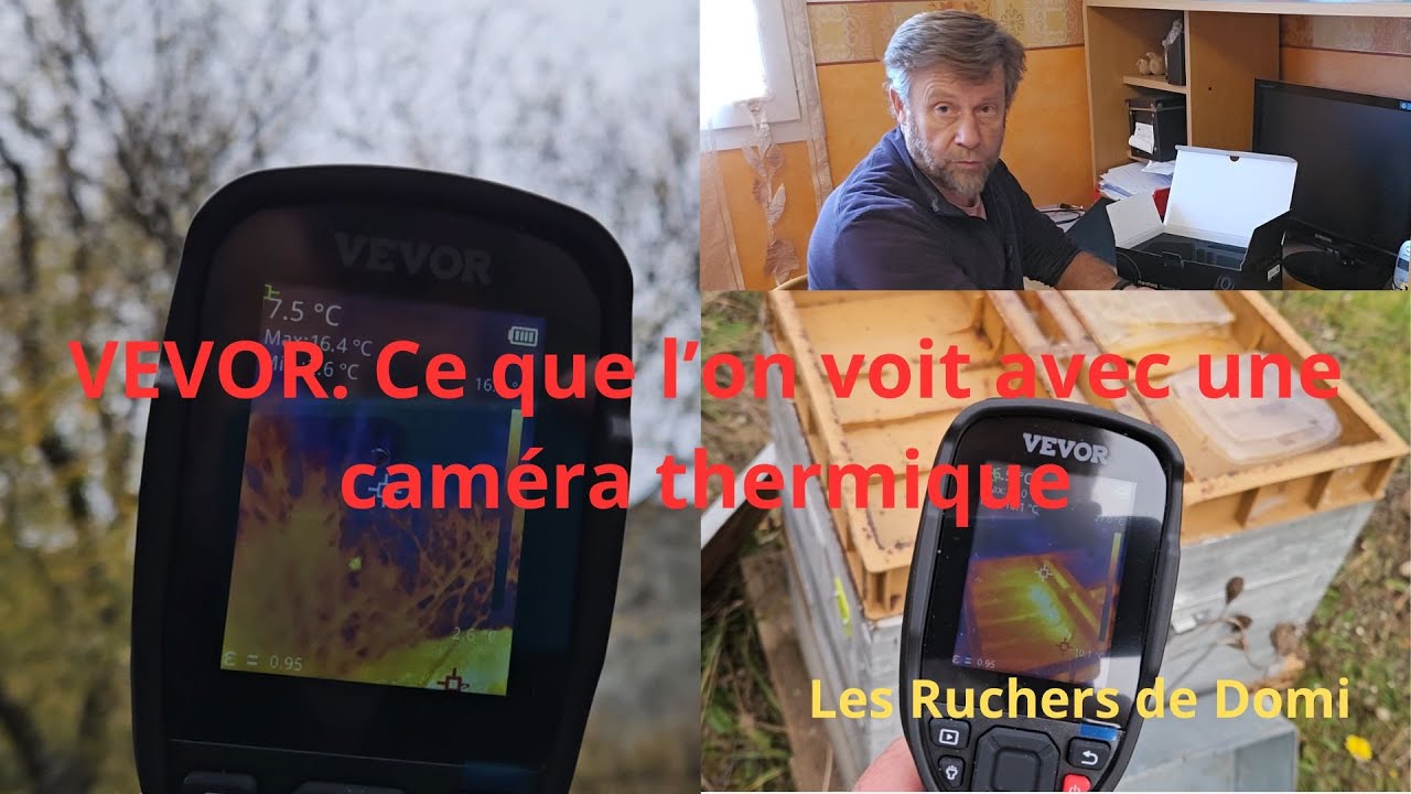 Ce que l’on voit avec une caméra thermique VEVOR .