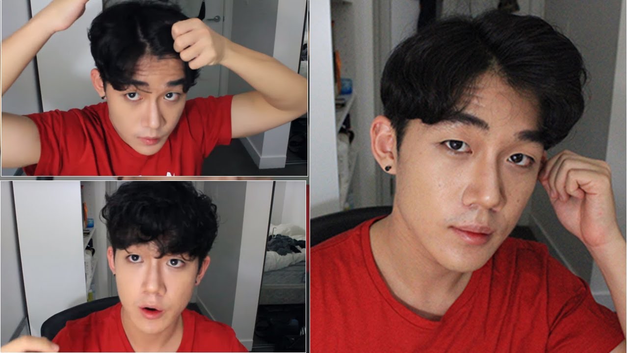 KOREAN WAVY HAIRSTYLE TUTORIAL FOR MEN | 남자 가르마 머리 스타일링 Brute Choi