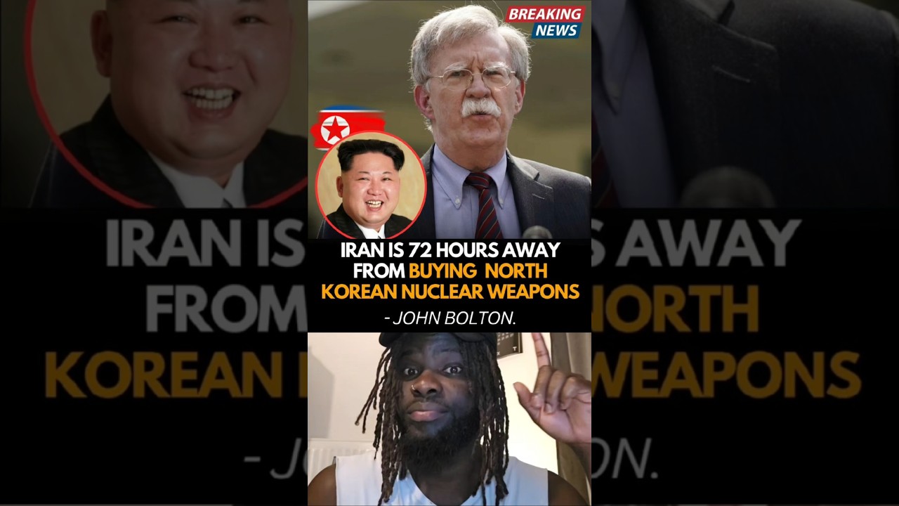 John Bolton issued a startling warning, Iran is only 72hrs away to purchase nuclear weaponry.