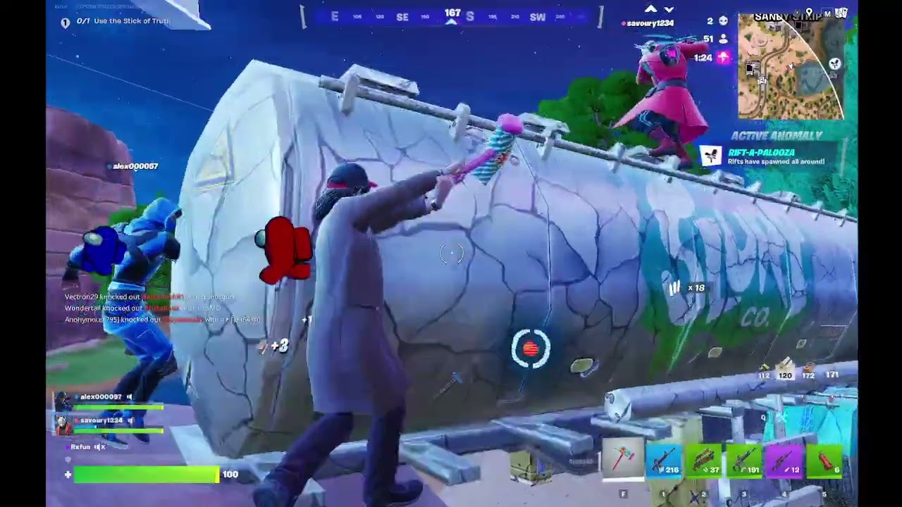 playing fortnite trios with the boys
