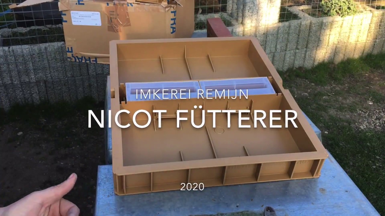 🐝 Nicot Fütterer vorbereiten 🍯