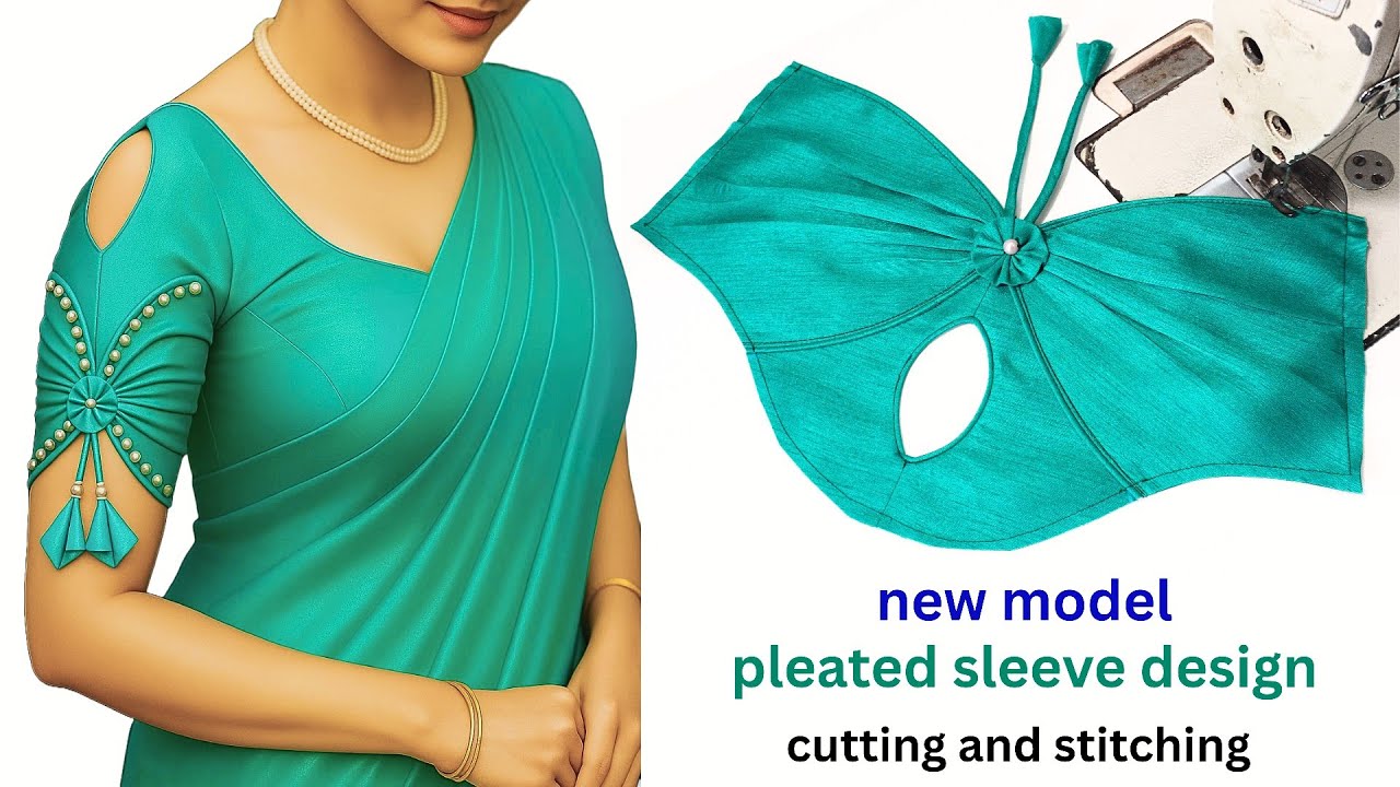 प्लिटेड स्लीव डिज़ाइन बनाना सीखें | सुंदर और स्टाइलिश बाजू डिज़ाइन | Trending Sleeves Design