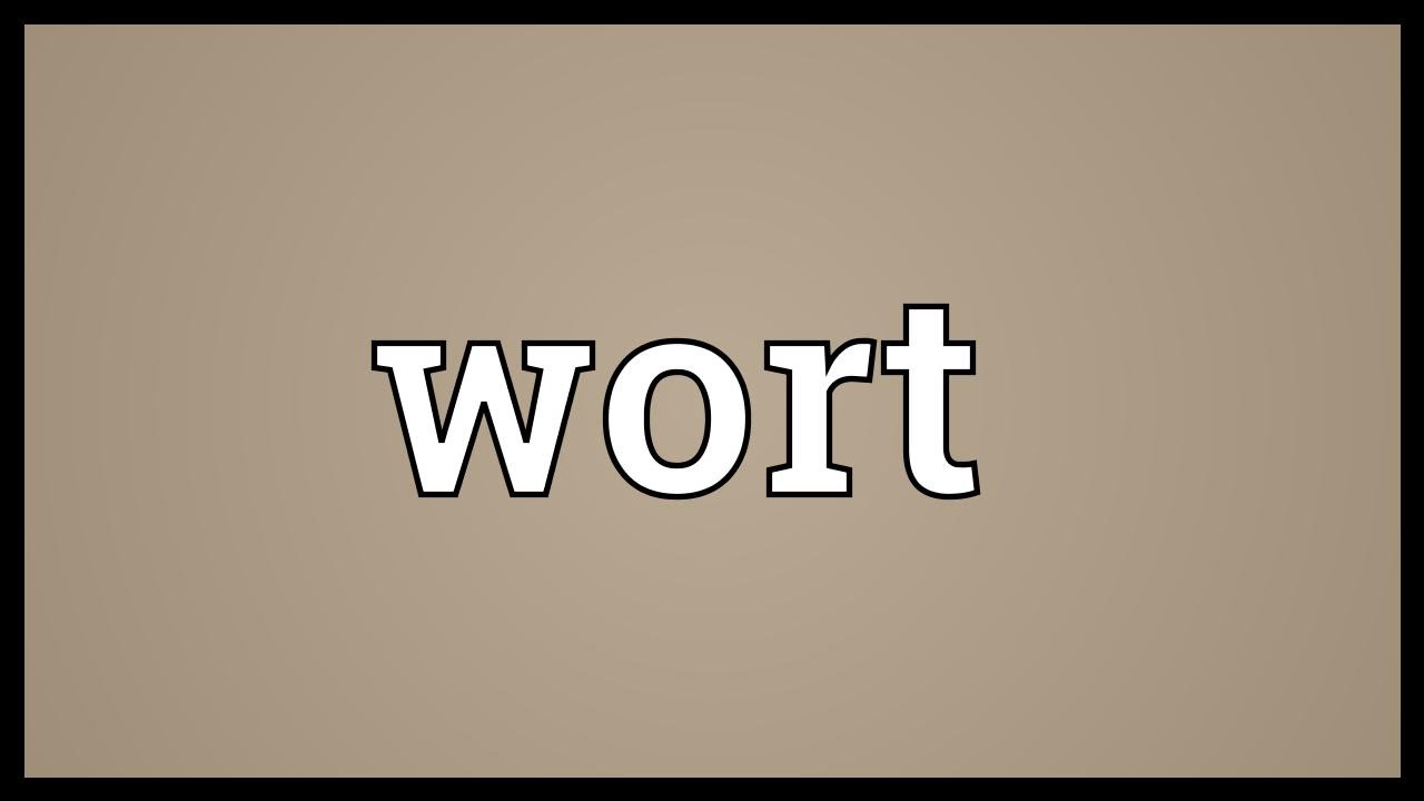Wort Meaning
