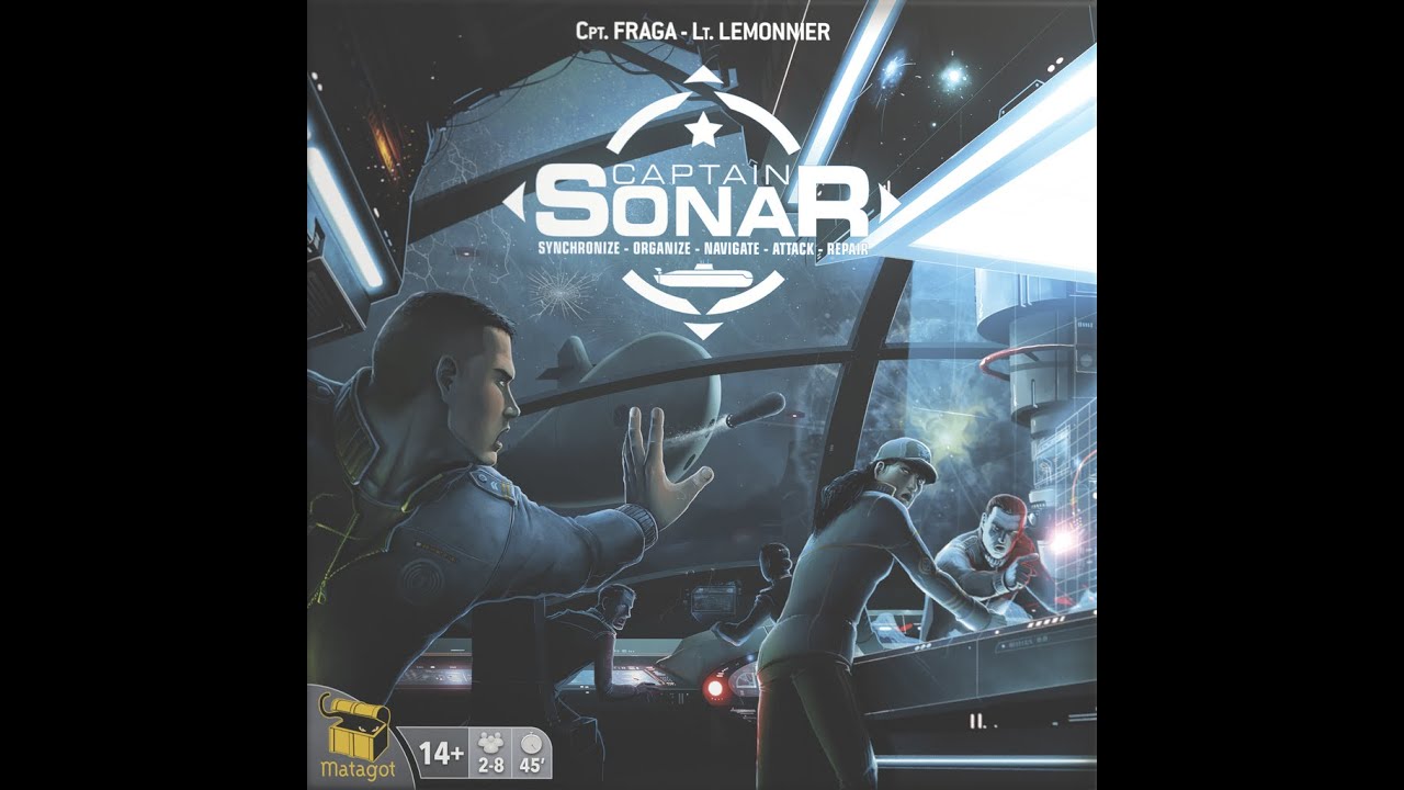 Captain Sonar - Let's Play (6 Spieler), Rezension & Regelübersicht auf deutsch