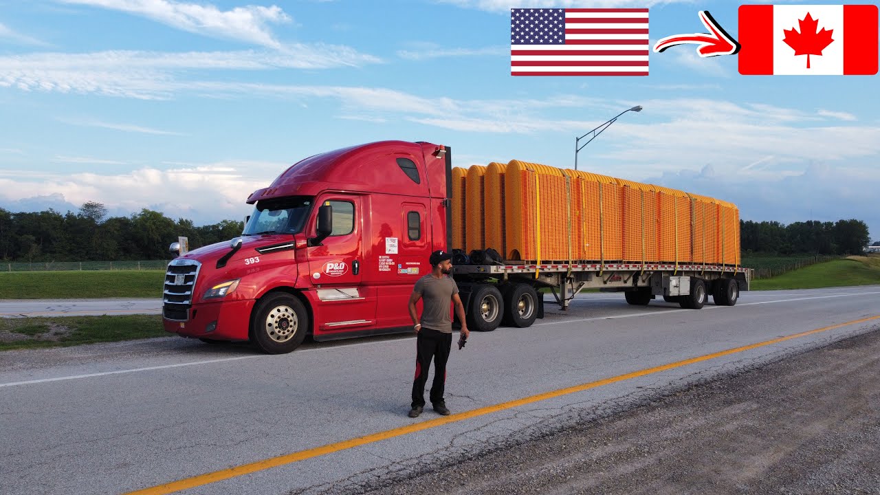 This plastic load took me 2 hours to Tie up || Flatbed Trucking || Trip to Louisville,KY