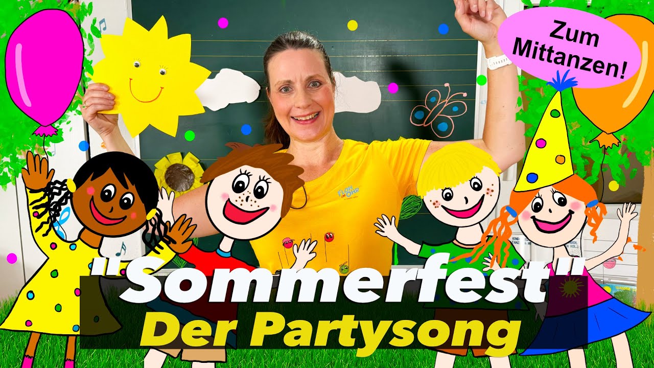 Sommerfest Kindertanz | Partysong | KITA | Grundschule | SOMMER ☀️ | Simone Ludwig | Floh im Ohr TV
