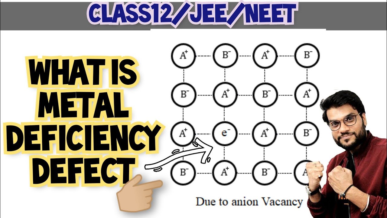 What is Metal Deficiency Defect ? CLASS 12 chemistry solid state.