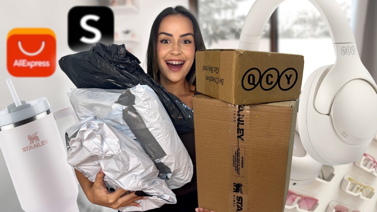 COMPRINHAS DO MÊS AliExpress, SHEIN, QCY, Stanley !!