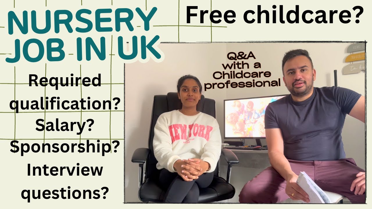 Childcare Job in the UK | Q&A | UK Nursery එහෙක Full Time Job එකක් එකක් ගන්න ඕනේ මොනාද
