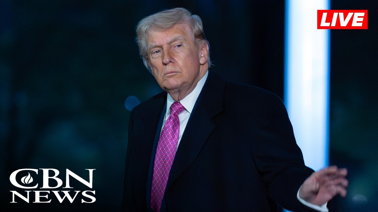 В прямом эфире: Президент Трамп выступает в прайм-тайм с обращением по поводу войны с Ираном | CB...