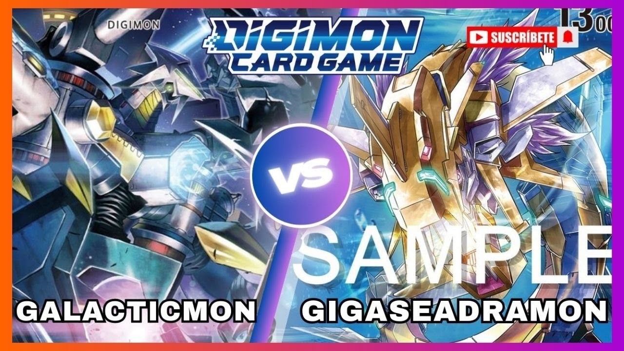 Gigaseadramon vs Galacticmon | Digiomon Card Game