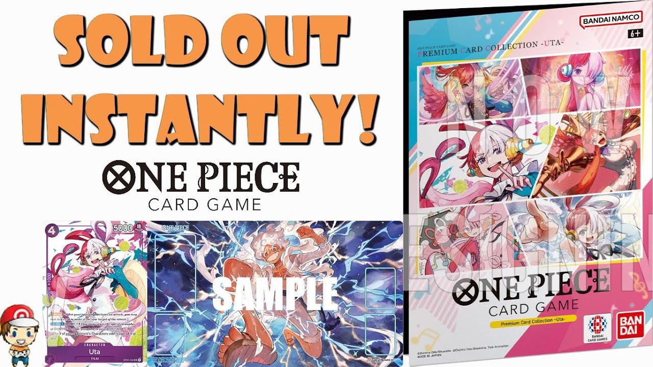 Stunning Premium Bandai Products Sold Out Instantly! Uta Collection! (Big One Piece TCG News)
