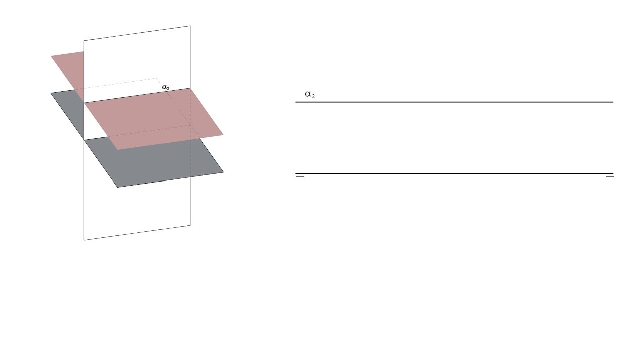 Plano horizontal en Sistema Diédrico