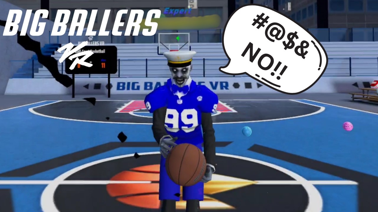Trash Talking Expert Gets Humbled in Big Ballers VR | Another Half Court Game Winner?!!