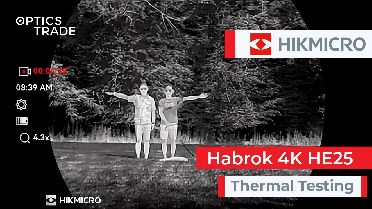 Hikmicro Habrok 4K HE25 Thermal Binocular Testing | Optics Trade In the Field