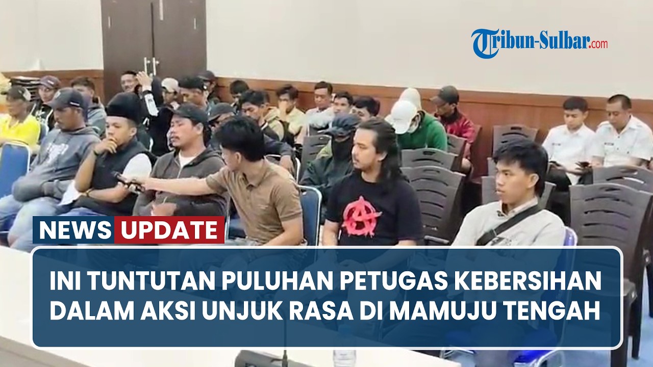 Ini Tuntutan Puluhan Petugas Kebersihan Dalam Aksi Unjuk Rasa di Mamuju Tengah