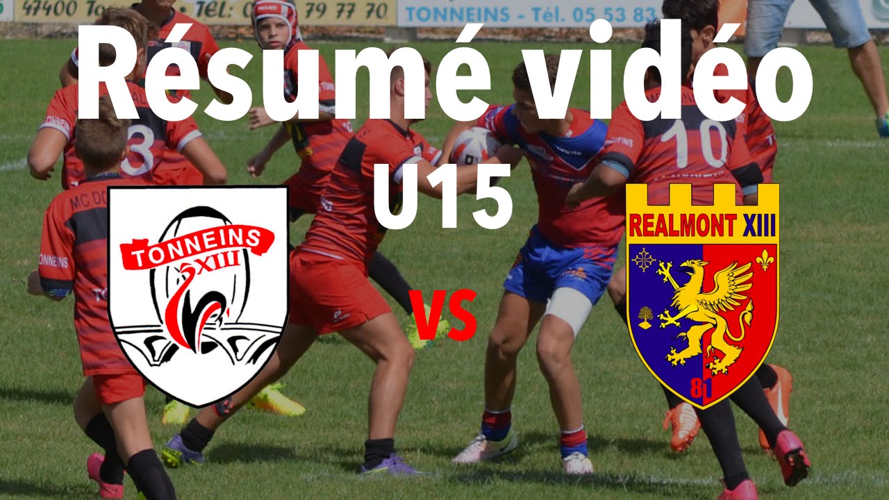 Résumé  I  U15  I  Tonneins vs Réalmont