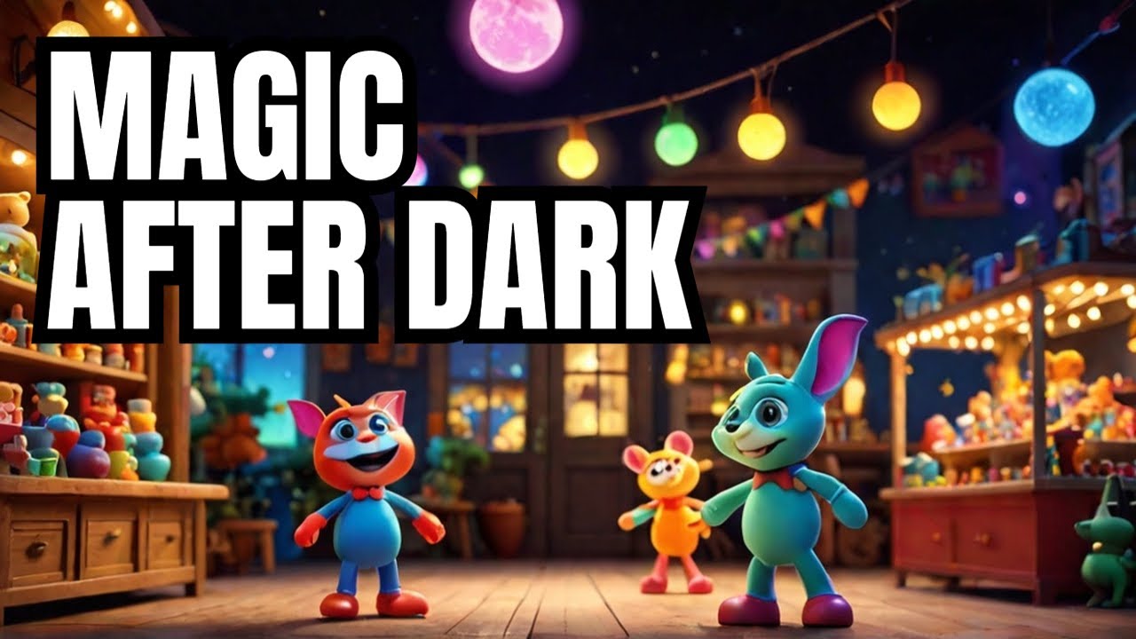 🦄✨ The Enchanted Toy Shop: A Magical Midnight Adventure! 🎠🌟