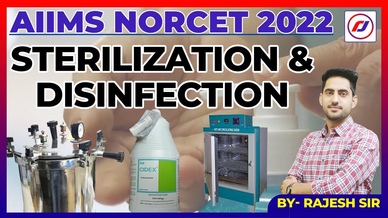 Sterilization & disinfection | AIIMS NORCET 2022  | Rj career point | live classes