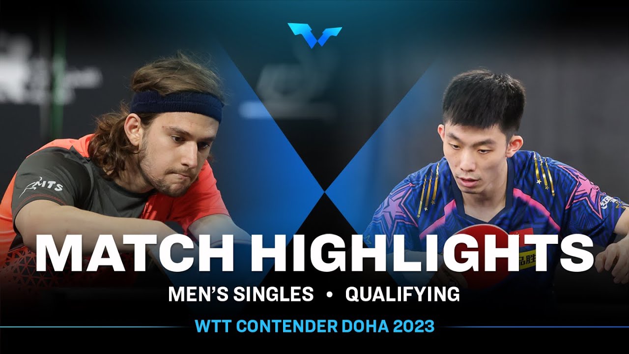 Zhou Kai vs Cristian Pletea | MS Qual | WTT Contender Doha 2023