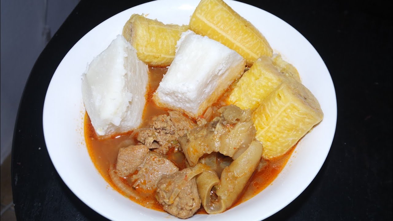 HOW TO COOK PEPPER SOUP AND YAM || SIERRA LEONE PEPPER SOUP