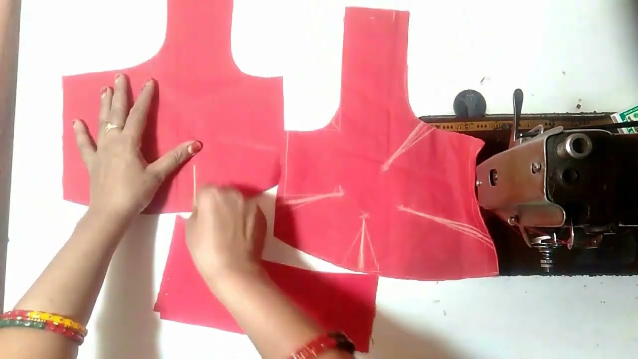 Belt Blouse Cutting And Stitching In Hindi || Yoke Patti Blouse Cutting And Stitching Gyanti Fashion