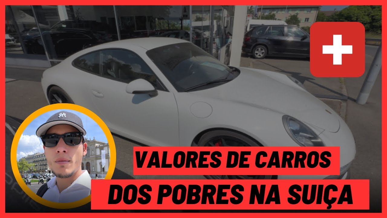 VALORES DE CARROS USADO NA SUÍÇA 🇨🇭 BMW- porsche NISSAN #brasileirospelomundo #suica