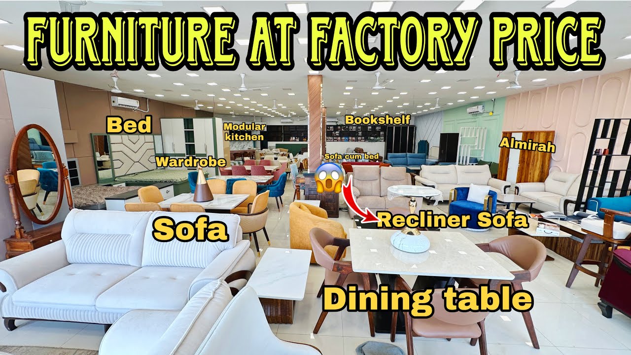 Sofa, Bed, Dining Table, Almirah, Sofa Cum Bed, Wardrobe | Wholesale Furniture Market In Mumbai