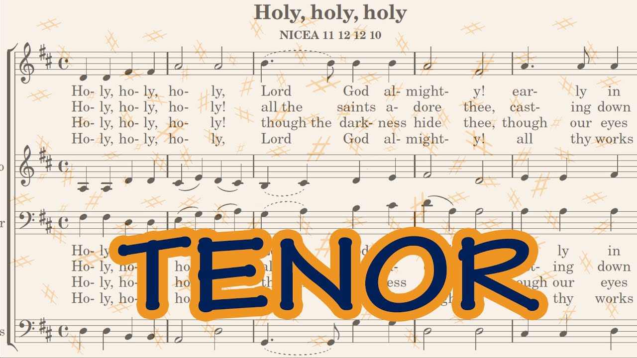 Holy, holy, holy | Tenor Click Track