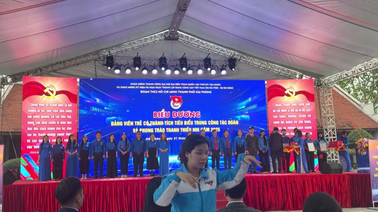 Biểu dương Đảng viên trẻ có thành tích tiêu biểu trong công tác Đoàn và phongtrào TTN Hải Phòng 2025