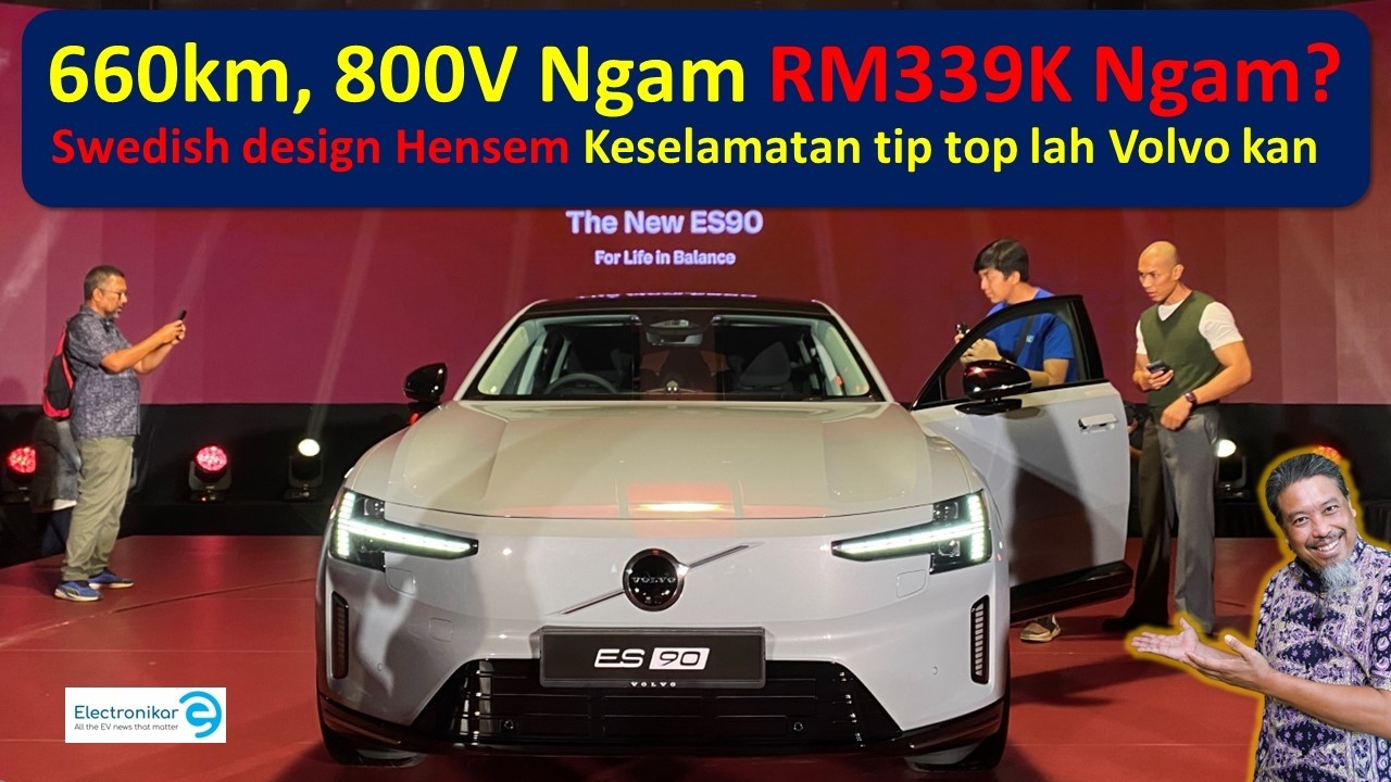 Volvo ES90 boleh Non Stop JB ke Arau, Penuh bergaya minimalis Sweden dan selamat tak payah cerita.