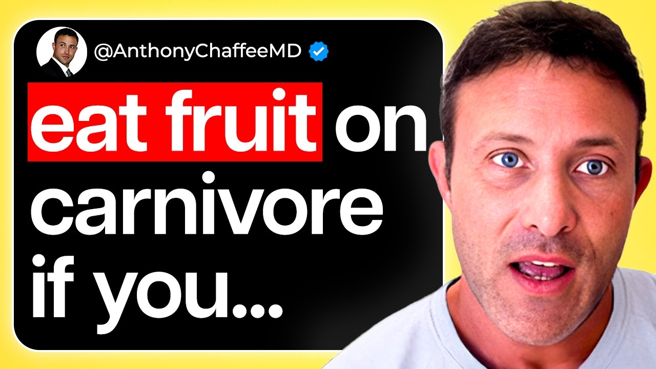 Who Should Add FRUIT On The Carnivore Diet? (With Dr. Chaffee)