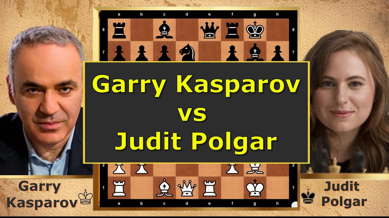 KASPAROV VS JUDIT POLGAR &ndash; ZURICH BLITZ FIREWORKS! ⚡♟ #BLITZCHESS #chesslegends