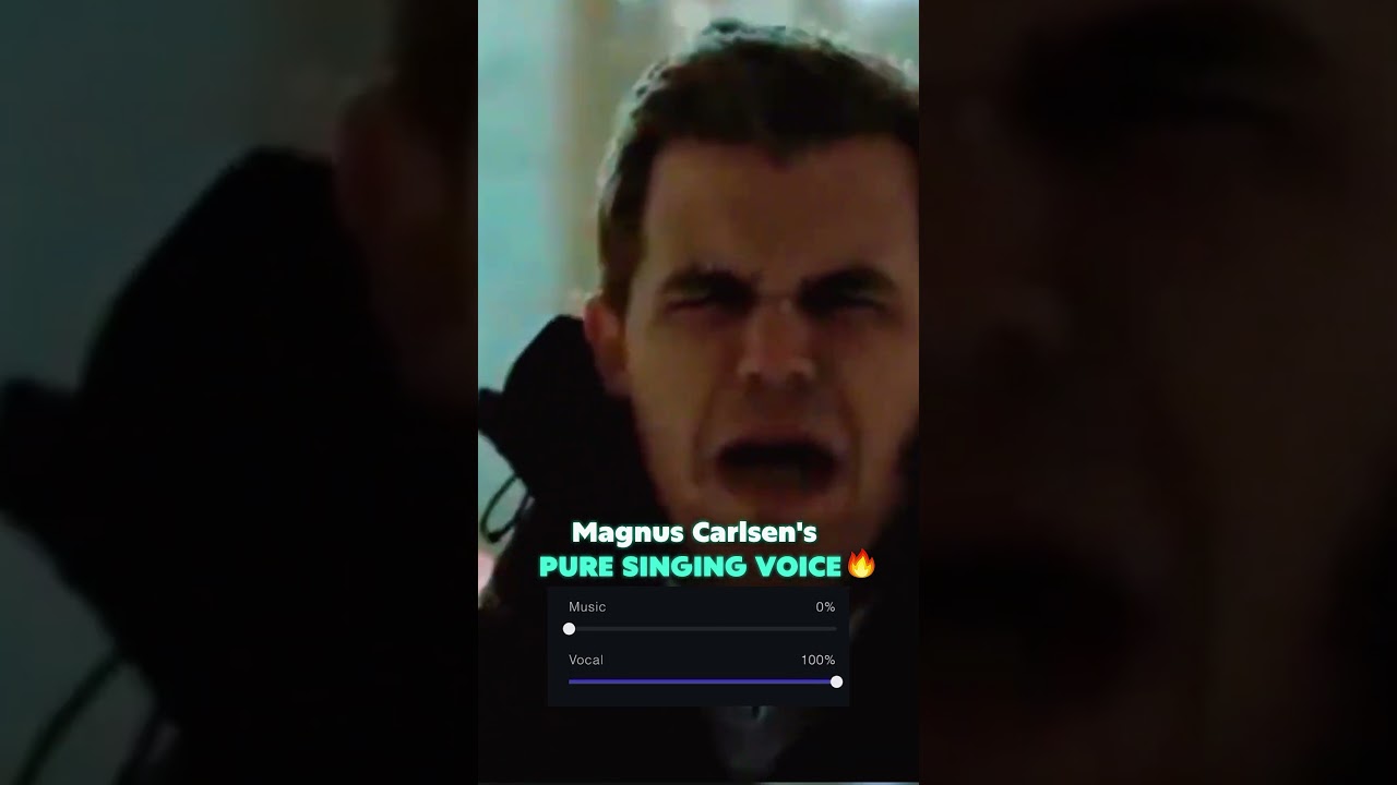 Magnus Carlsen is SINGING a RAP SONG But This Time WITHOUT MUSIC