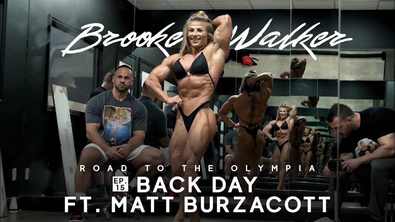 Brooke Walker - Road to the Olympia - Episode 15 - BACK DAY w/ COACH MATT BURZACOTT